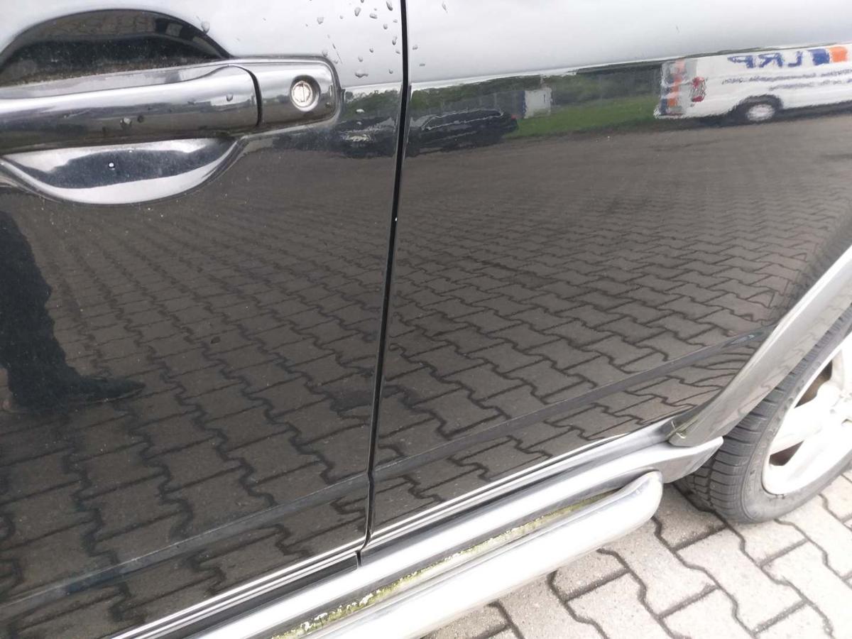 Mitsubishi Outlander 1 original Tür hinten links X42B Black Rohbau Bj.2005